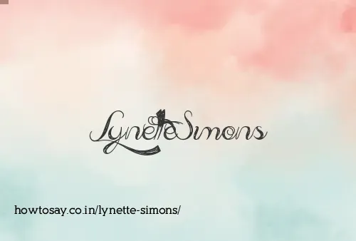 Lynette Simons