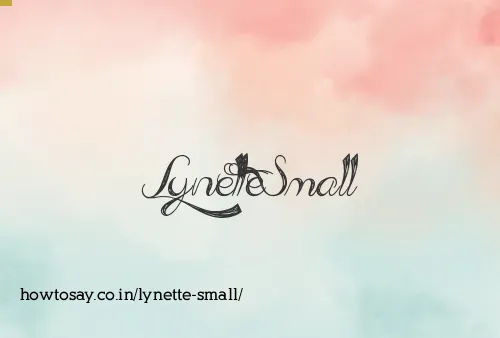 Lynette Small