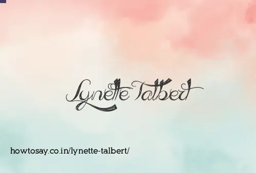 Lynette Talbert