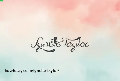 Lynette Taylor