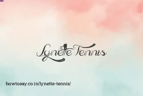 Lynette Tennis