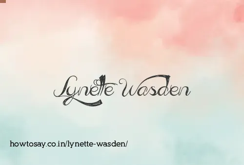 Lynette Wasden
