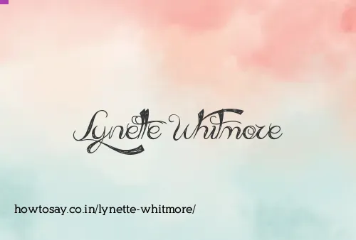 Lynette Whitmore