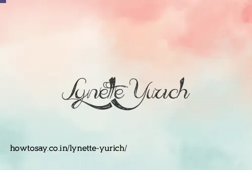 Lynette Yurich