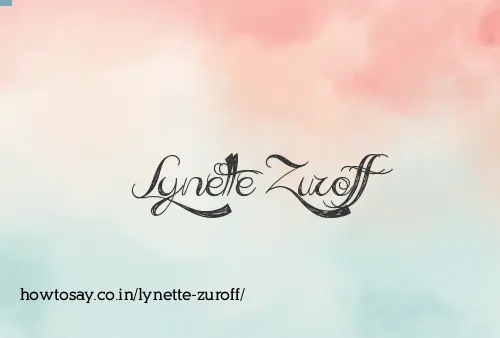 Lynette Zuroff