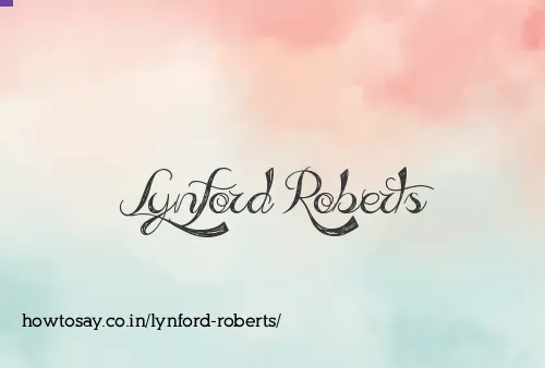 Lynford Roberts