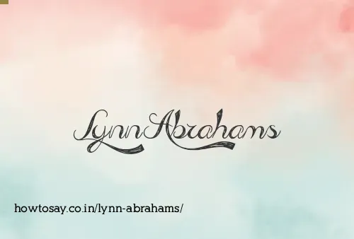 Lynn Abrahams
