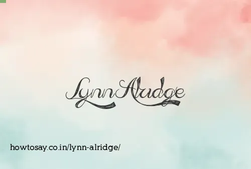Lynn Alridge