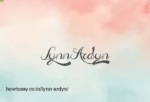 Lynn Ardyn