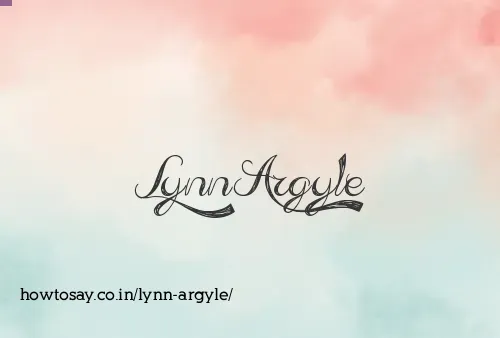 Lynn Argyle