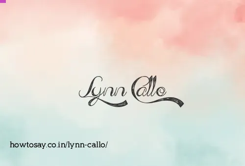 Lynn Callo