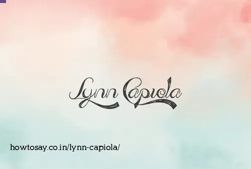 Lynn Capiola