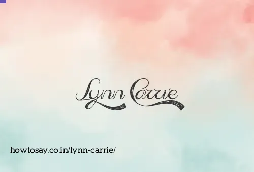 Lynn Carrie