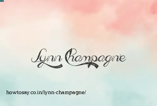 Lynn Champagne