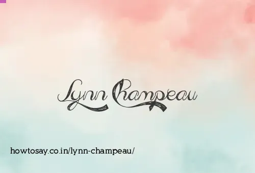 Lynn Champeau