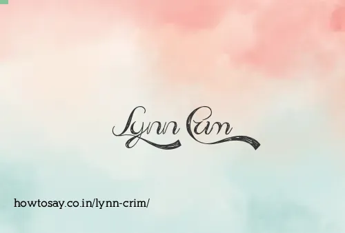 Lynn Crim