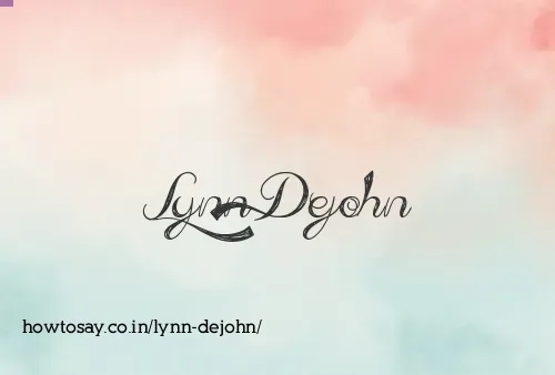 Lynn Dejohn