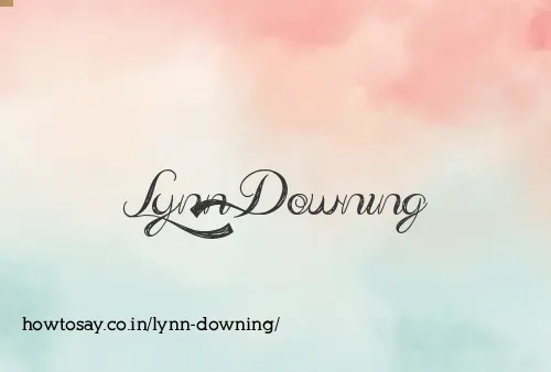 Lynn Downing