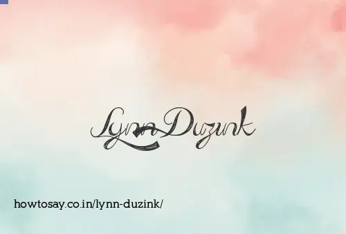 Lynn Duzink