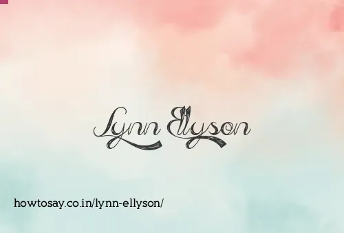 Lynn Ellyson