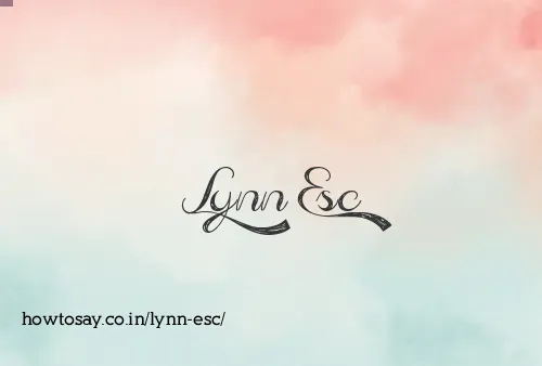 Lynn Esc