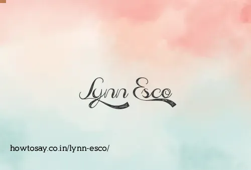 Lynn Esco