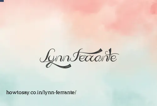 Lynn Ferrante