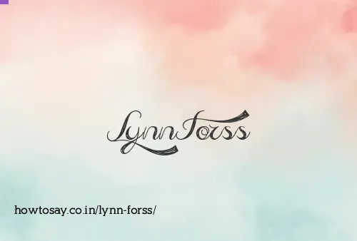 Lynn Forss