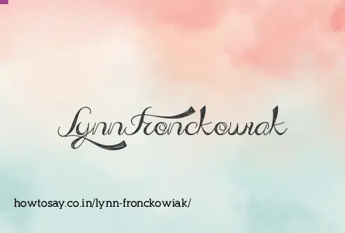 Lynn Fronckowiak