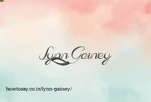 Lynn Gainey