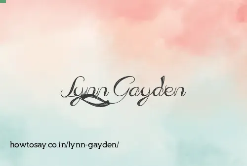 Lynn Gayden