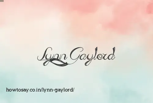 Lynn Gaylord