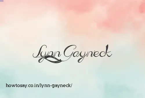 Lynn Gayneck