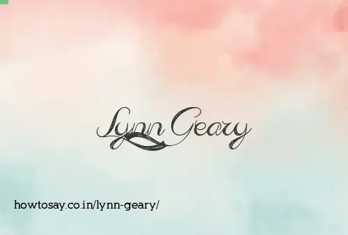 Lynn Geary