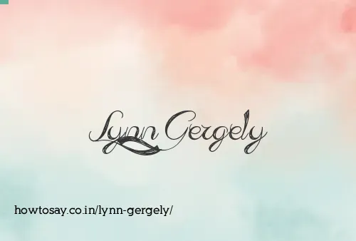Lynn Gergely