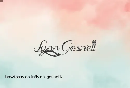 Lynn Gosnell