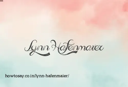 Lynn Hafenmaier