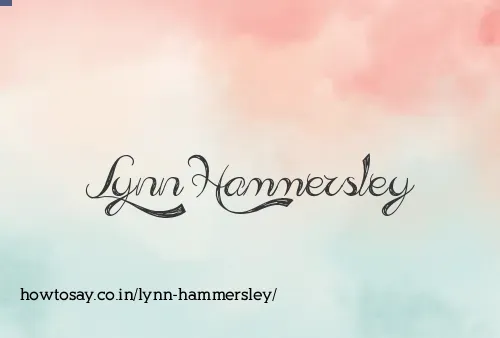 Lynn Hammersley
