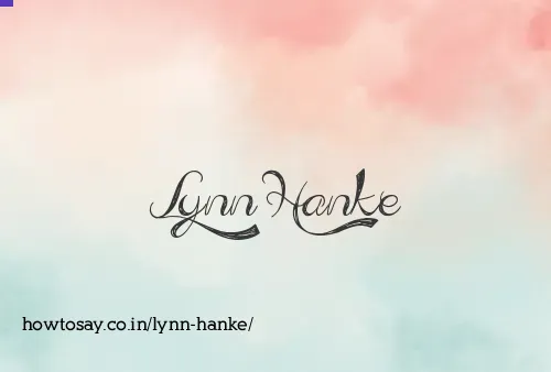 Lynn Hanke