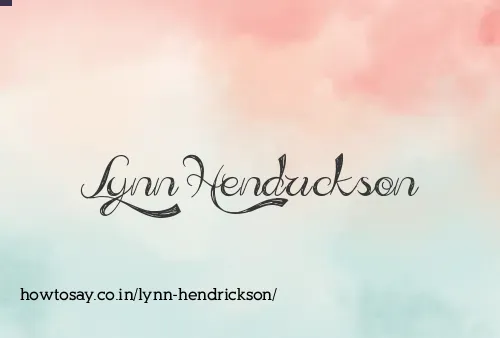 Lynn Hendrickson