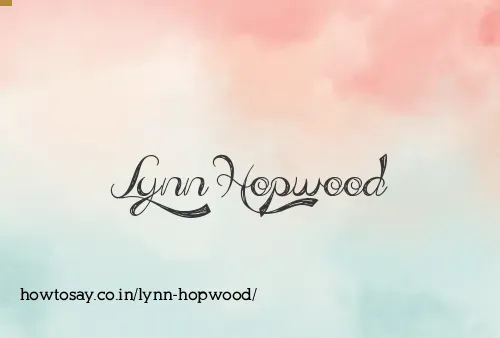 Lynn Hopwood