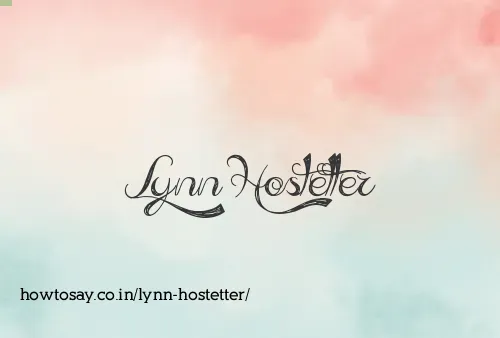 Lynn Hostetter