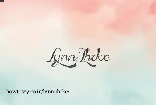 Lynn Ihrke