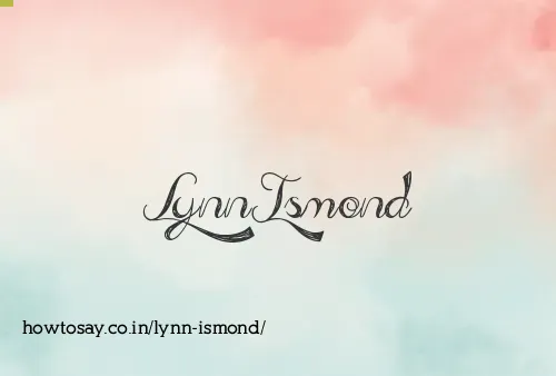 Lynn Ismond