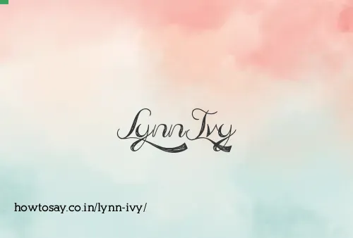 Lynn Ivy