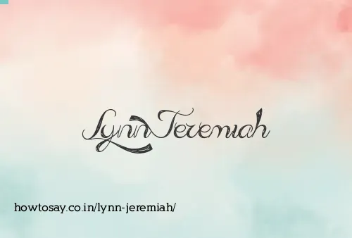 Lynn Jeremiah