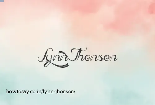 Lynn Jhonson