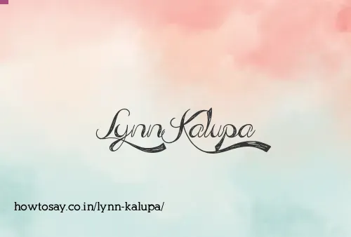Lynn Kalupa
