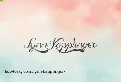 Lynn Kapplinger