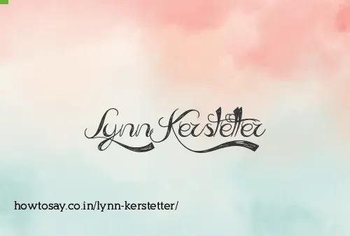 Lynn Kerstetter